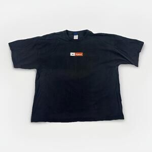 Vintage Wyland Shirt Mens XXL Black Graphic Whale Ocean Short Sleeve Heavyweight